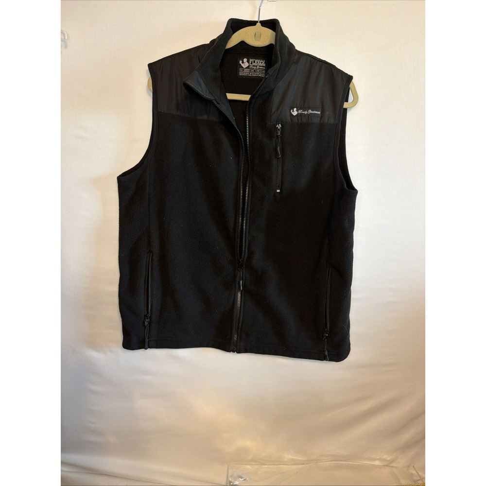 Rowdy Gentleman Black Label Fleece Vest Jacket. Looks New. Warm Medium - Picture 3 of 12